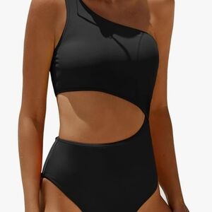 Younique Black One-Piece Swimwear Elegant Fit